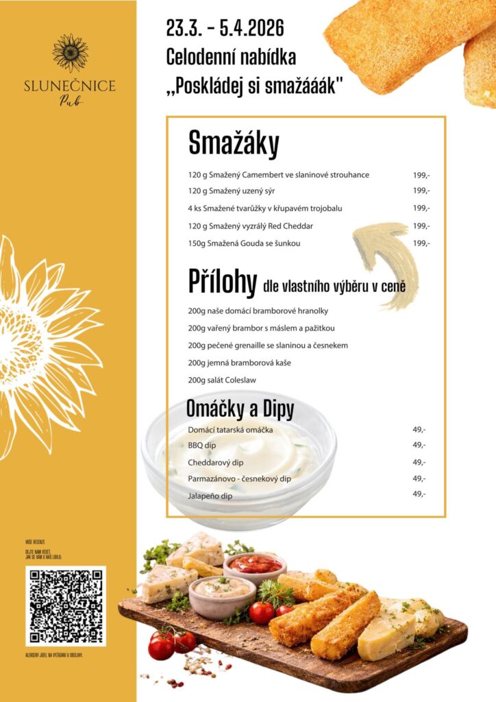 Poskládej si smažááák ve Slunečnici Pub